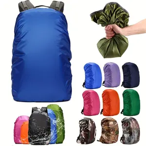 Waterproof Backpack Raincoat for Various Backpacks, 9.25 Gallon Hydrophobic Polyester Blend Dustproof Packaging Protective Cover, Suitable for Camping and Hiking