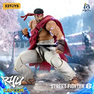 FigLite Street Fighter 6 Ryu  Figurine Articulated Figure Room Decor Desktop Decoration Gift for  Birthday Party