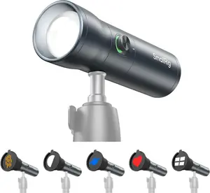 SmallRig RF 10C Portable Focusable LED Video Light 4634 RGB 7500mAh Battery 4 Color Filters for Photography Content Creation Holiday gift