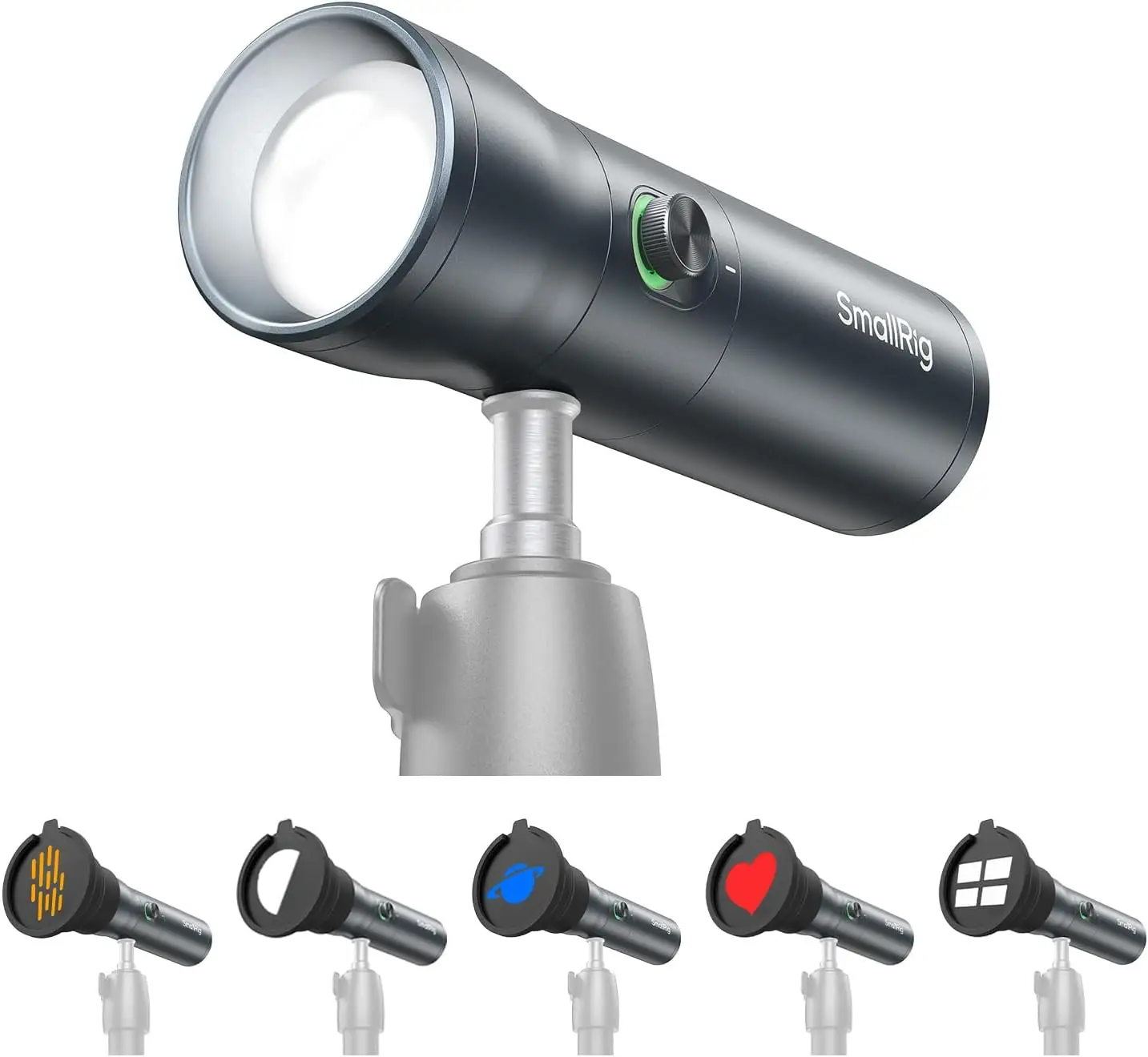 【FallDealsForYou】SmallRig RF 10C Portable Focusable LED Video Light,RGB LED Photography Flashlight, 7500mAh Aluminum Alloy Patterned Ambient Light, 4