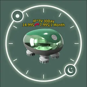 Electric Cat Massager, Handheld Pet Massager for Indoor Cats and Dogs with Red Light, Cat Head and Back Massager Tool for Relieve Anxiety Stress, Tight Muscles and Stiffness with 4 Massage Heads