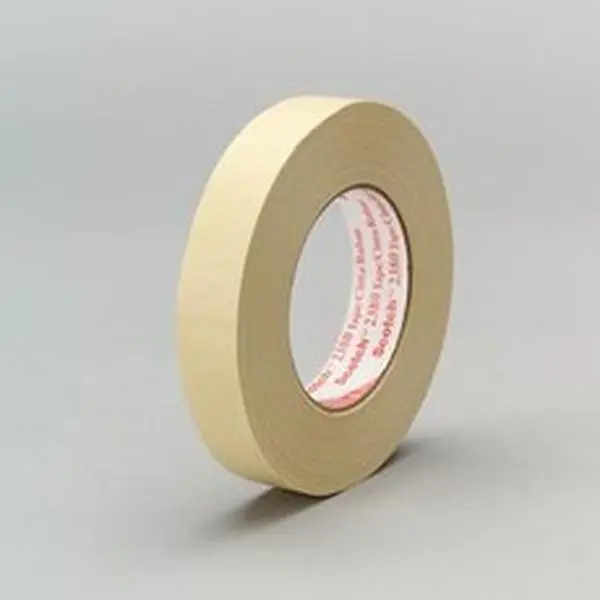 3M Industrial Scotch Performance Masking Tape Roll, 24mm x 55m, Paint Masking for Smooth Surfaces (Part No. 405-021200-44583)