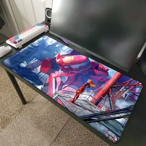 Asuka Langley Soryu from Neon Genesis Evangelion Anime Desk Mat Mousepad 31" x 15.5"