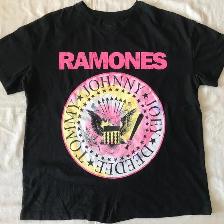 Ramones Vintage Bootleg Graphic Tee End Of The Century Joey Ramone Punk Fan Collection Shirt HY5989