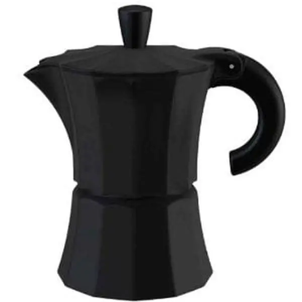 Gnali & Zani V210-3 Morosina Express Stovetop Espresso Maker, Black - Cup of 3