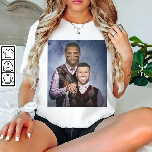 T.J. Watt Russell Wilson, Football Pittsburgh Step Bros, Funny Gift Football 90s Bootleg Unisex Comfort Tee T Shirt