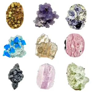 Tray B -【No.035-043】Unique Handmade Crystal Ring in Assorted Colors and Styles for Stylish Accessory