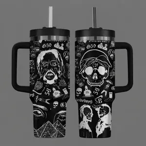 Version 3 Suicideboy G59 Tumbler 40Oz/20Oz , Suicideboy Merch Tumbler Cup, Greyday Tour Tumbler, City Morgue Water Tumbler