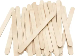 CraftSticks 200 Pcs Natural Wood Popsicle Sticks 4.5 Inch Length for DIY Crafts Ice Pop Sticks Eco-Friendly & Versatile