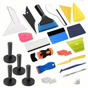 Window Tint Tools Window Tint Kit Vinyl Wrap Magnets Vinyl Wrap Tool Kit, Vinyl Wrap Tools Gripper Magnet Holder Tint Kit with Felt Squeegee for Car Windows Tinting Car Wrapping Installation