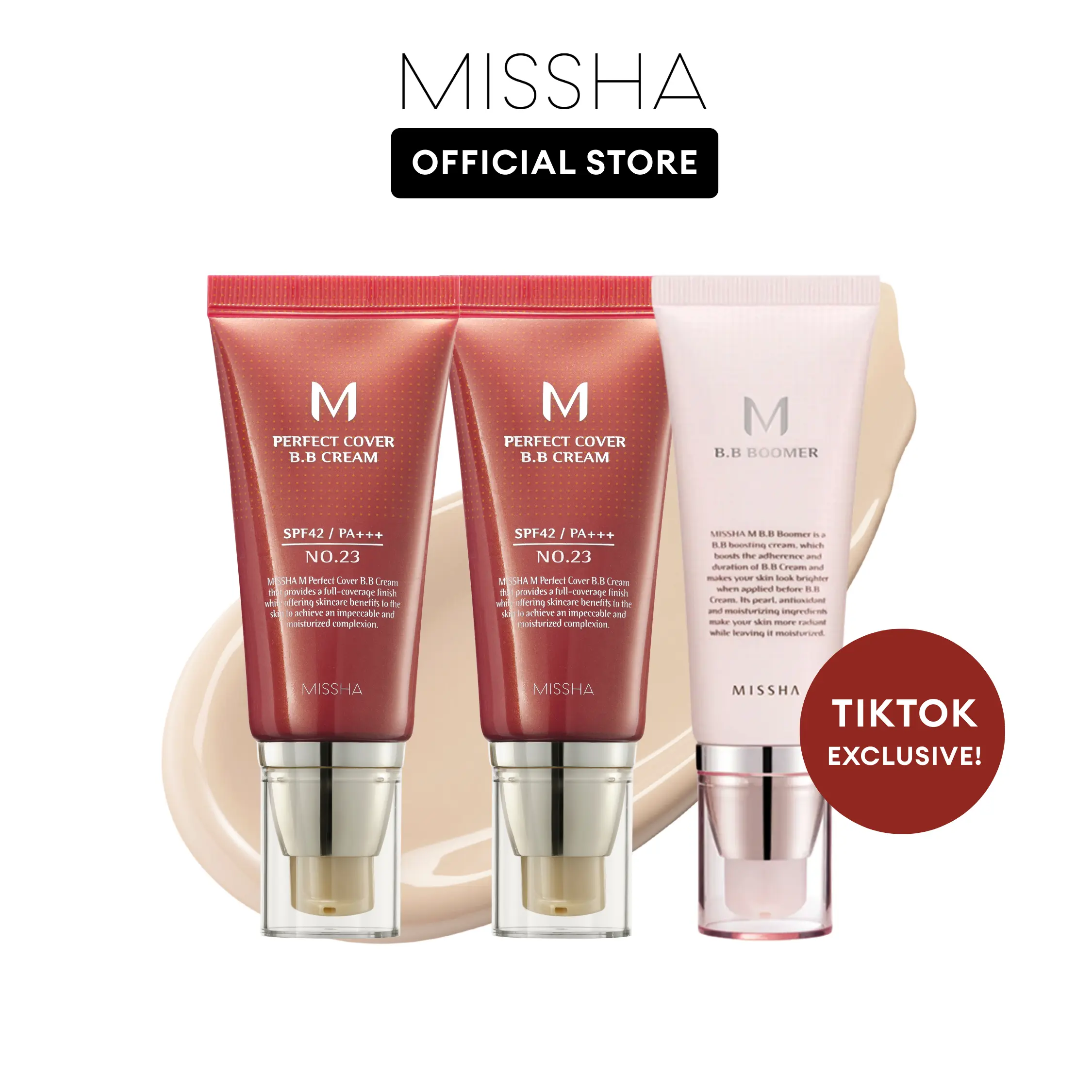 #23 Bright Beige [2pcs] + BB Boomer