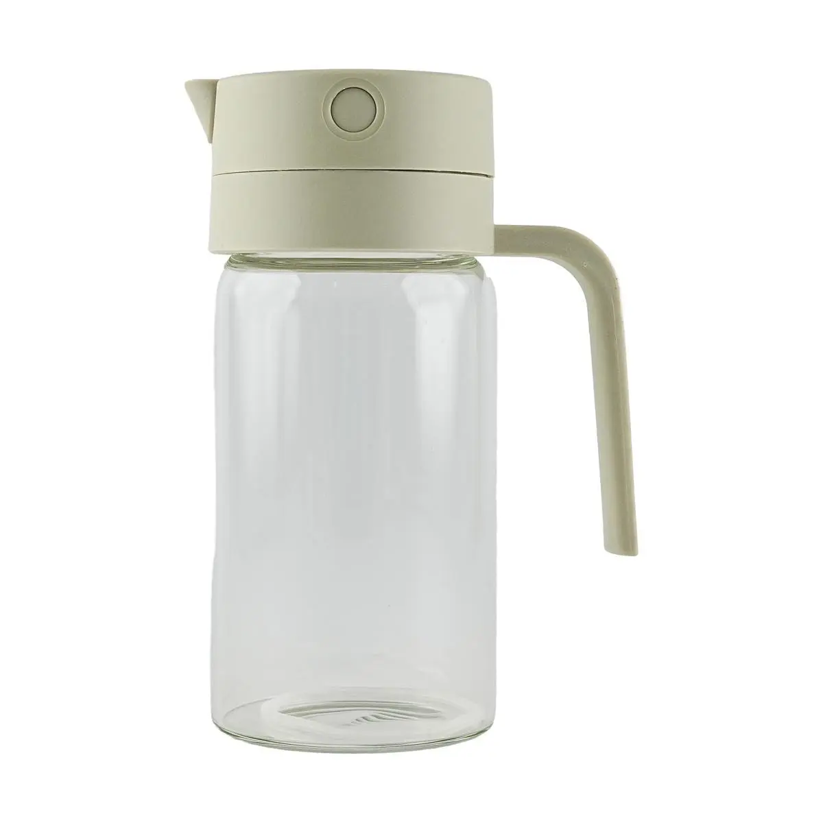 Chinese Brand 550ml Gravity Oil Dispenser with Auto-Close Spout, No-Drip Glass Oil Bottle for Kitchen Cooking