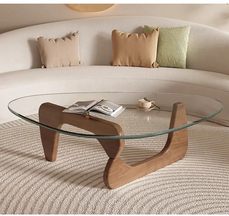 50" Modern Triangle Coffee Table 50" Modern Triangle Coffee Table