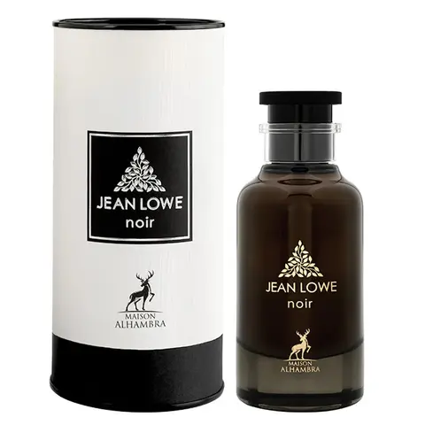 MAISON ALHAMBRA Jean Lowe Noir Unisex EDP Perfume Spray, 100ml Elegant Fragrance with Floral Musk, Sandalwood Jasmine Rose Notes - Single Item