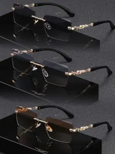 Unisex Fashion Square Frame Gradient Lens Sunglasses, Casual Style, High Quality, Perfect Gift, Summer Trendy Eyewear, Travel Accessory