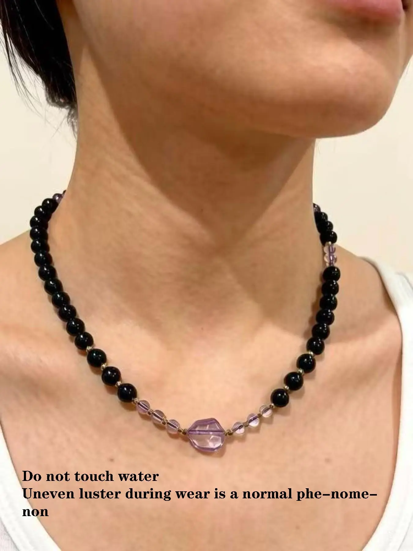 Handmade Herbal Scented Wood Bead Choker Necklace, Unisex Elegant Accessory, Perfect for Daily Wear and Gifting, All Seasons