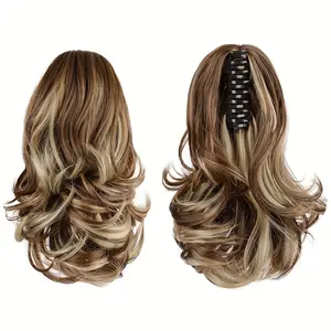 Wholesale New Fashionable Easy-to-Wear 10" Curly Wavy Ponytail Extension for Women - Natural Look, Versatile Hairpiece