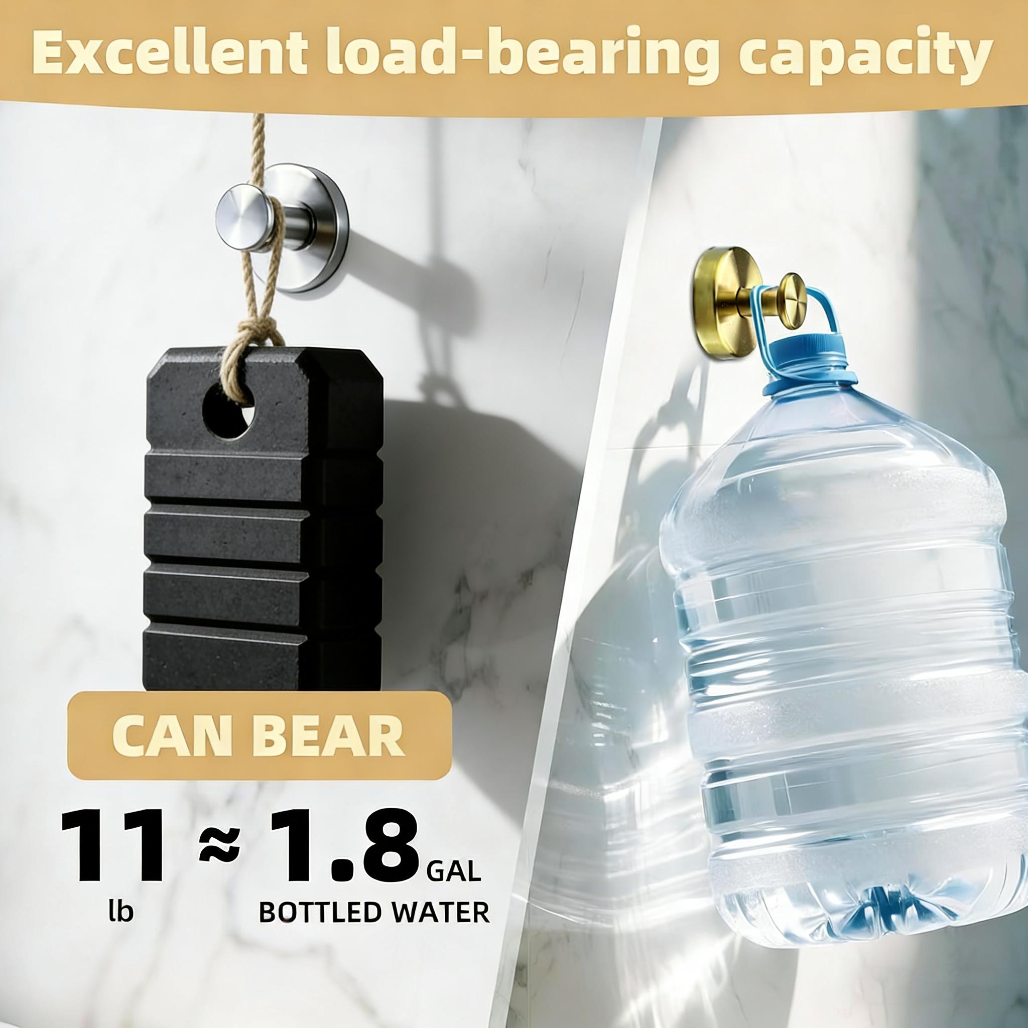 Suction Cup Hooks, Heavy Duty Vacuum Suction Hooks, No Drill Removable Wall Hooks for Hanging Towels, Robes, Kitchen Utensils, Rustproof Stainless Steel Shower Hooks for Bathroom, Kitchen, RV