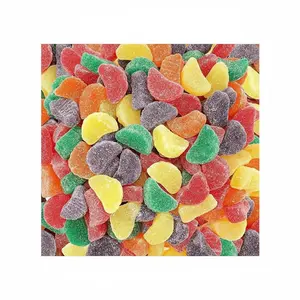 Assorted Fruit Slice Jelly Candy Soft Chewy Sweet Fruity Snack Candy Bag