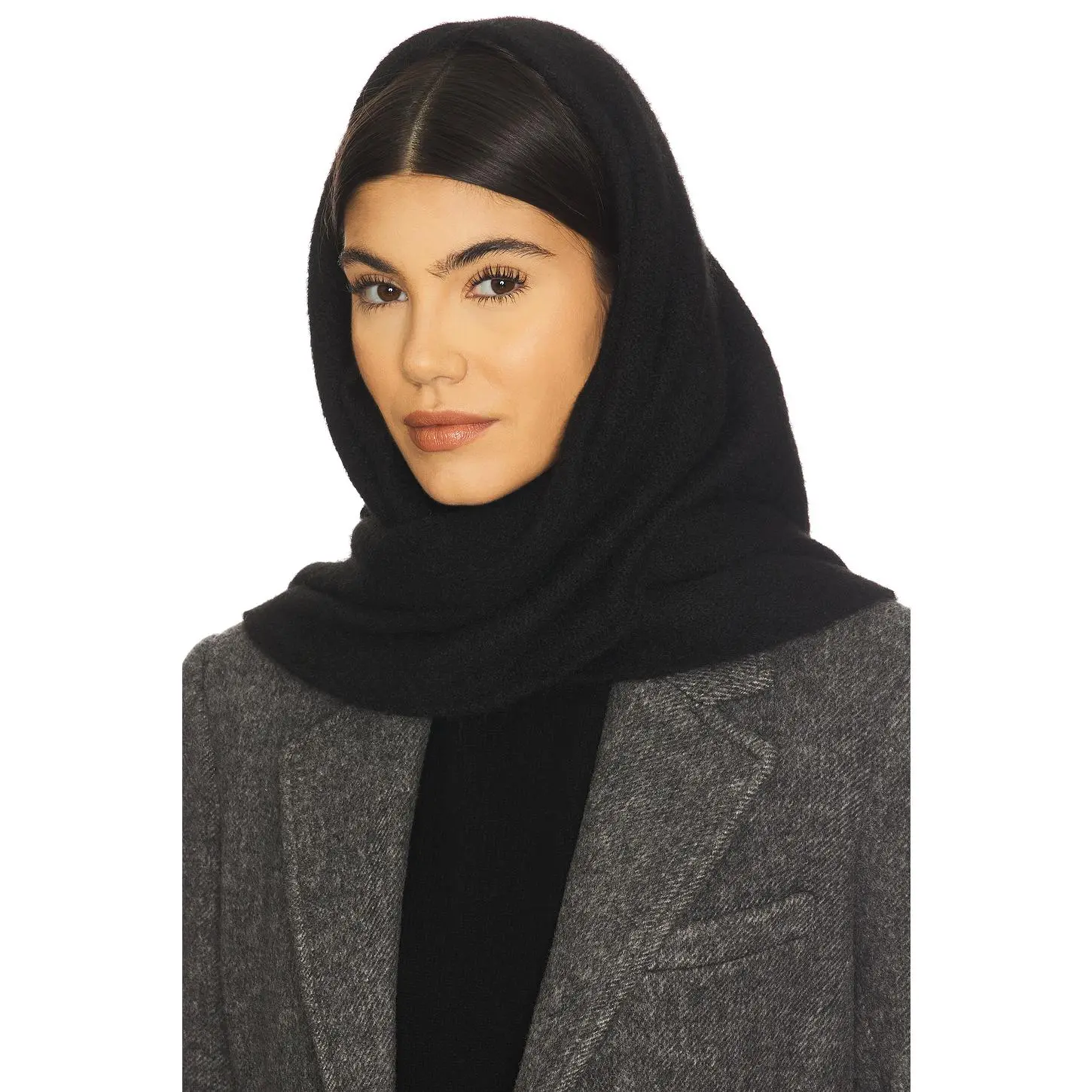 petit moments Courchevel Triangle Scarf in Black petit moments Courchevel Triangle Scarf in Black