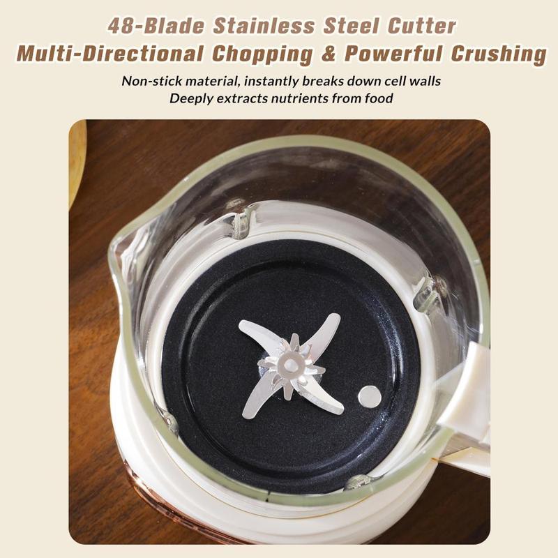 8 in 1 Automatic Nut Milk Maker with 12 Blades, 50oz Almond Soy Milk Machine, Juice,Soy Milk Machine with Delay Start,Boil Water,Keep Warm& Auto Clean,for Valentine’s Day Gift