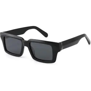 JS2501 Rectangle Polarized Men's Acetate Sunglasses
