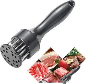 21 needle stainless steel professional tender meat tool, sharp and durable needle tip, can soften various meat types such as beef, steak, pork, chicken, etc., suitable for daily cooking and barbecue scenes