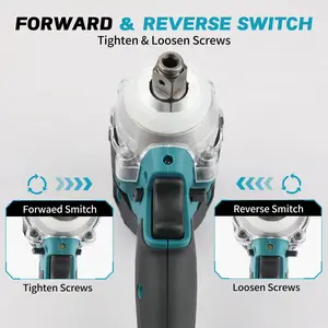 Makita DTW285 brushless rechargeable impact electric wrench 18V high torque lithium battery wrench auto repair tool