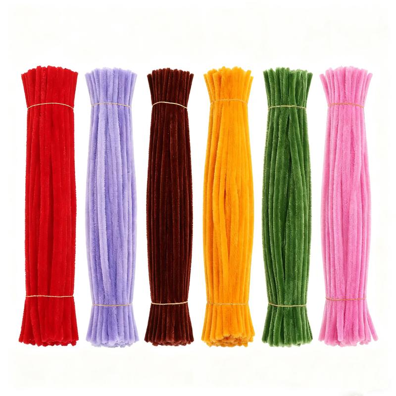 720pcs Pipe Cleaners Flowers Making Kit Arts and Craft Supplies for Creative Expression Easy Flower Design Crafting Perfect for Beginners and Experienced Crafters Plush DIY Pipe Cleaner Craft Pack beginner craft diy art Creative Colorful,bouquet accessory