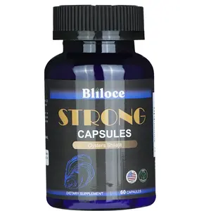 Bliloce STRONG-Oysters&Shilajit-Capsules-Dietary Supplement with Maca,Oyster Peptide, Seaweed Extract andAsphaltum-Dietary Supplement -Organic&Gluten Free-60 Capsules
