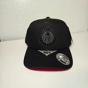 Chivas Novelty Cap, Red/Black Snapback with logo Chivas, Gorra de Chivas de Novedad, Chiva Hat