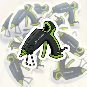 Glue Gun Stickers | 5 Pack