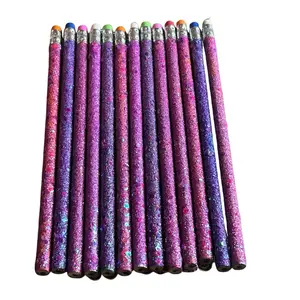 Custom glitter pencils, Decorated writing tools, Glam school supplies, Fun pencils for kids, Unique party favors, Cute stuffers for kids