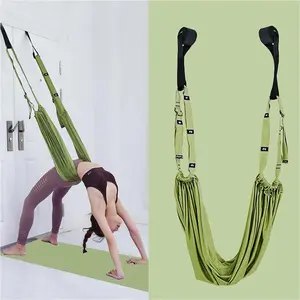 Waist Back Leg Stretch Strap - Aerial Yoga Rope for Body Shaping, Pilates and Fitness with Support and Stretching Effects (Suitable for Beginners and Professionals)