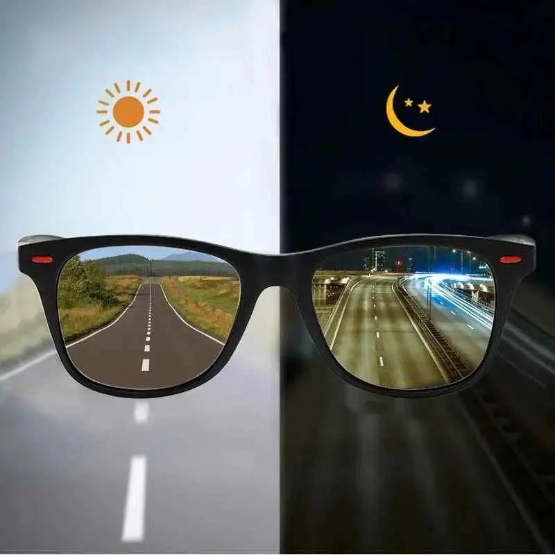 *Men’s Polarized Night Driving Sunglasses UV400 Goggles