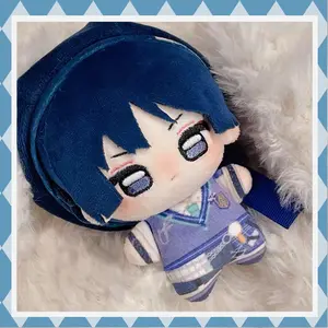 10cm Kawaii Genshin Impact Scaramouche Wanderer Starfish-Style Cotton Plush Toys Doll Cute Anime Keychain Pendant Gif Plushies