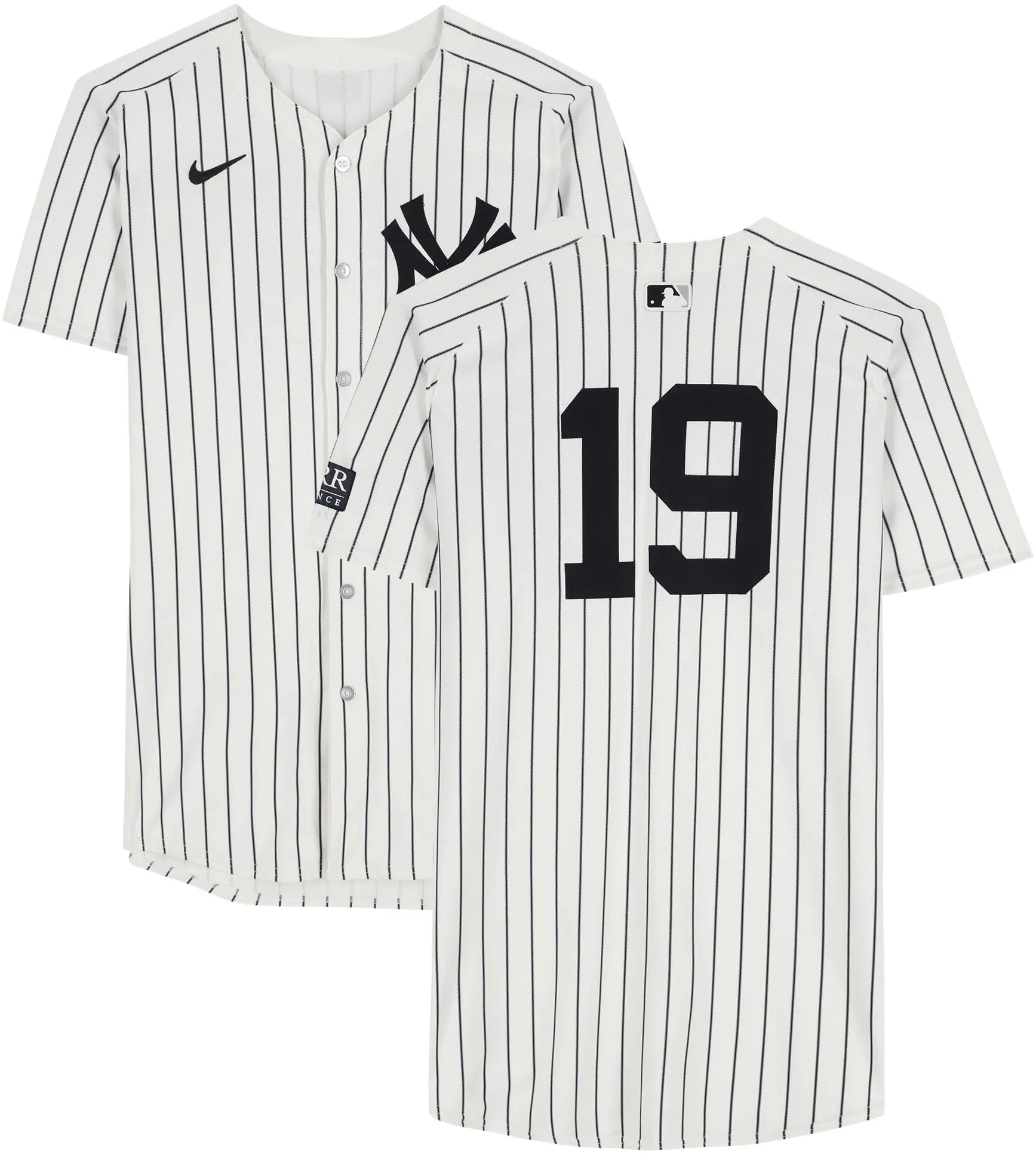 Oswaldo Cabrera New York Yankees Game-Used #91 White Pinstripe Jersey vs. Toronto Blue Jays on April 5, 2024