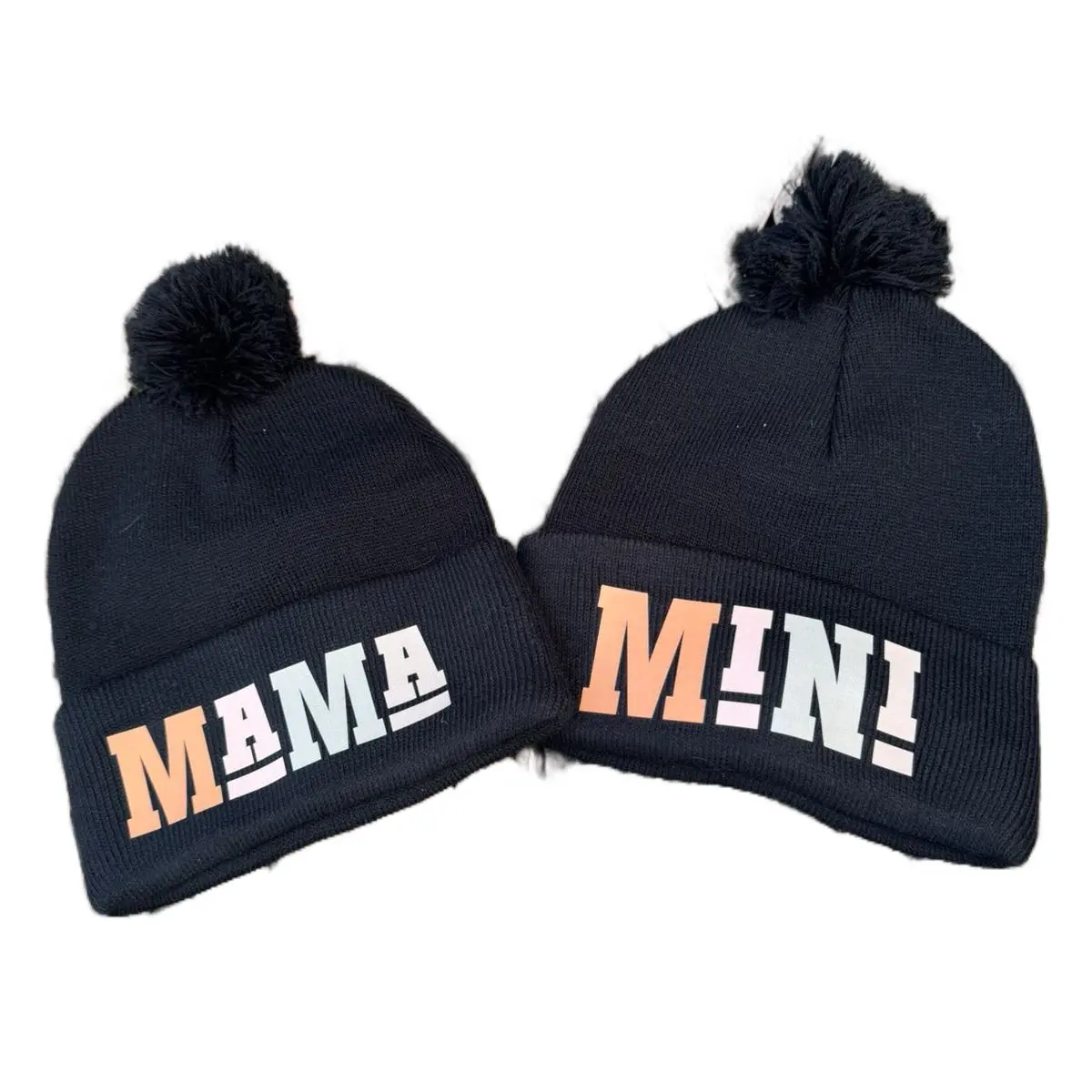 Mama and Mini Beanie Hat Bundle - Perfect for Family Outings