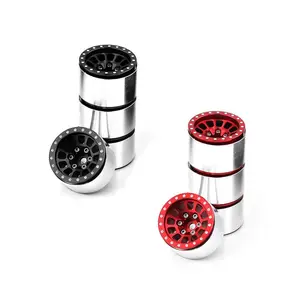 1.0 Inch Metal Wheel HUB, 4 Counts/set 7mm Combiner Wheel HUB, RC Car Wheel Accessories for TRX4M Land Rover SCX24 FMS Climbing Car