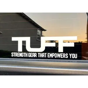 TUFF Car Decal - 10" x 3" TUFF Car Decal - 10" x 3"
