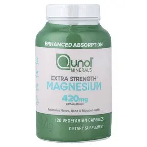 Qunol Magnesium, 120 Vegetarian Capsules (210 mg per Capsule)