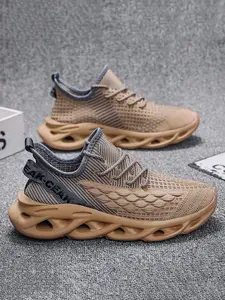 Men's Sporty Lace Up Athletic Running Shoes,  Trending Shoes, Casual Breathable Comfortable Sneakers, Trendy All-match Sneakers for Daily Wear, Closed