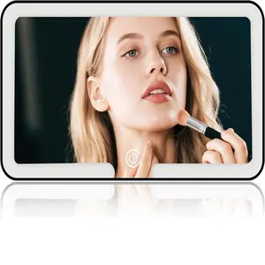 Multifunctional Car LED Sun Visor Vanity Mirror ,Touchable LED Mirrors for Car Vanity with 3-color Light Adjustment Design,  Dimmable Bicolor Lighting for Makeup Products,Car Interior Accessories,car decor,boujee car accessories Led Car Ambient Light