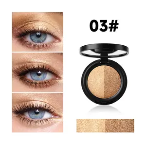 Handaiyan Matte High Shine Dual Color Eye Shadow Palette, Smooth Potato Texture, Single Tone, Ideal for Students, Brightening Base