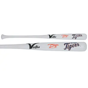 Tarik Skubal Detroit Tigers Autographed Victus White Mini Bat - Fanatics Authentic Certified