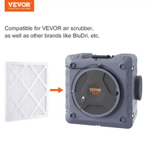 VEVOR Protective Pre Filters, 5 Pack, 15.75''x 15.75'' Air Filter Replacement, High-efficient Stage 1 Filters Compatible w/ BlueDri VEVOR Scrubber, Air Purifiers, Water Damage Restoration Equipment
