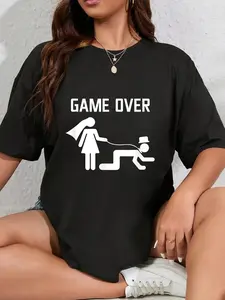 100% Cotton Funny Bride Groom Wedding Bachelor Bachelorette Party T-Shirt