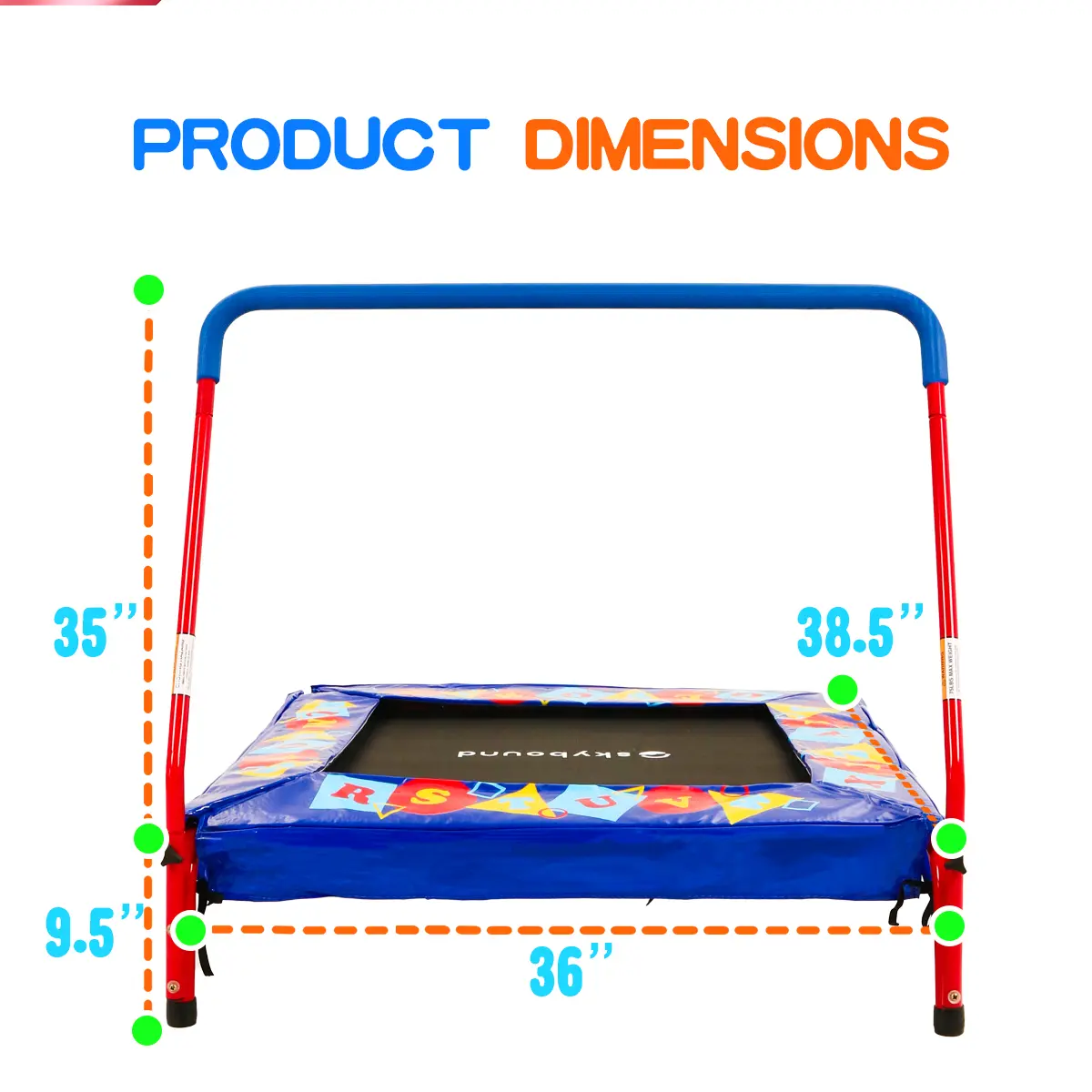 Square Mini Trampoline