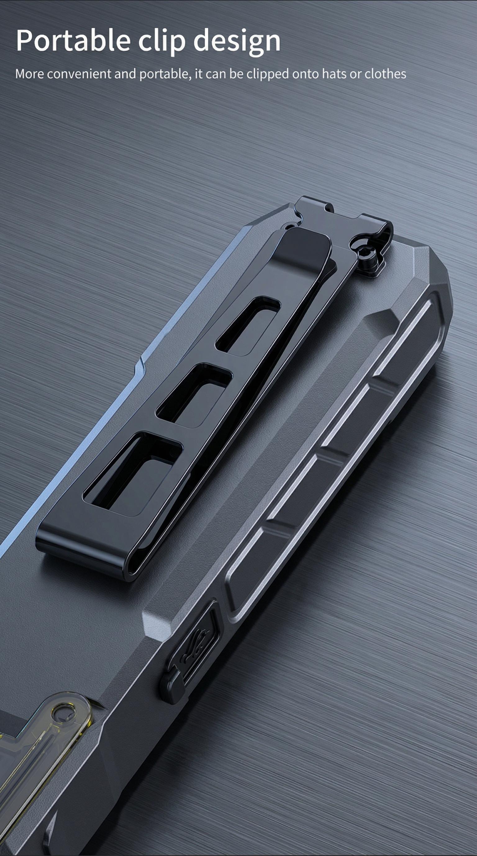 BlackPanda Mini Pocket Flashlight EDC, Ultra Bright Rechargeable water resistance Torch Light