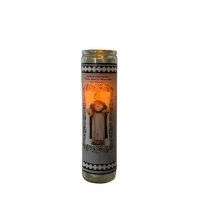 Saint Aquinas patron saint of students candles led no flame pray to do well in your exams